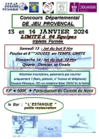 Départemental X3 Jeu Provençal - Douaisis Pétanque